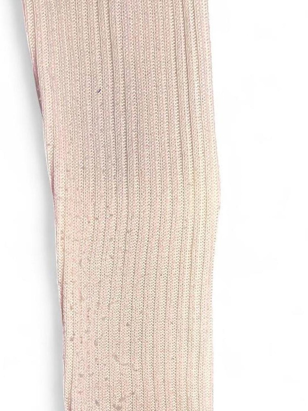 Cream Zip-Front Ribbed Cropped Top - Picture 5 of 5